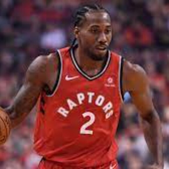 RAPTORS NBA KAWHI LEONARD #2 BASKETBALL SWINGMAN JERSEY RED SIZE LARGE X… - Picture 15 of 15